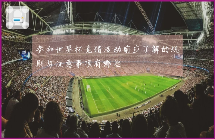 参加世界杯竞猜活动前应了解的规则与注意事项有哪些